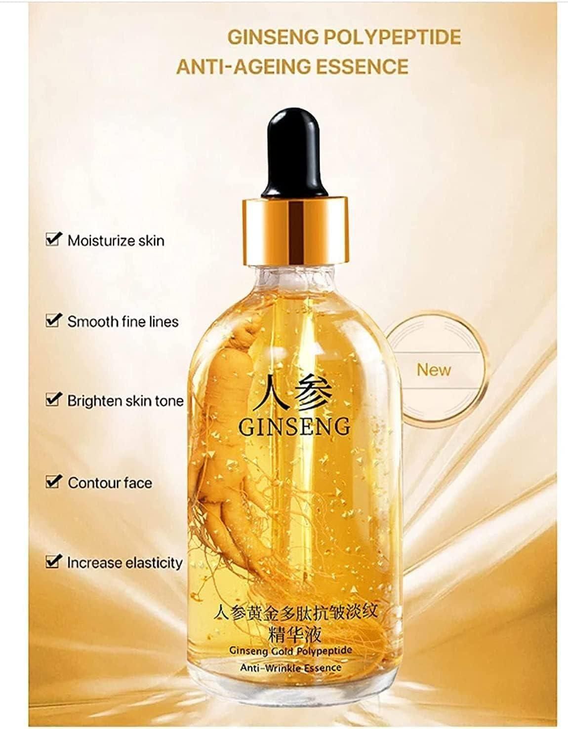 Ginseng Gold Polypeptide Anti-Ageing Serum For Youthful Skin