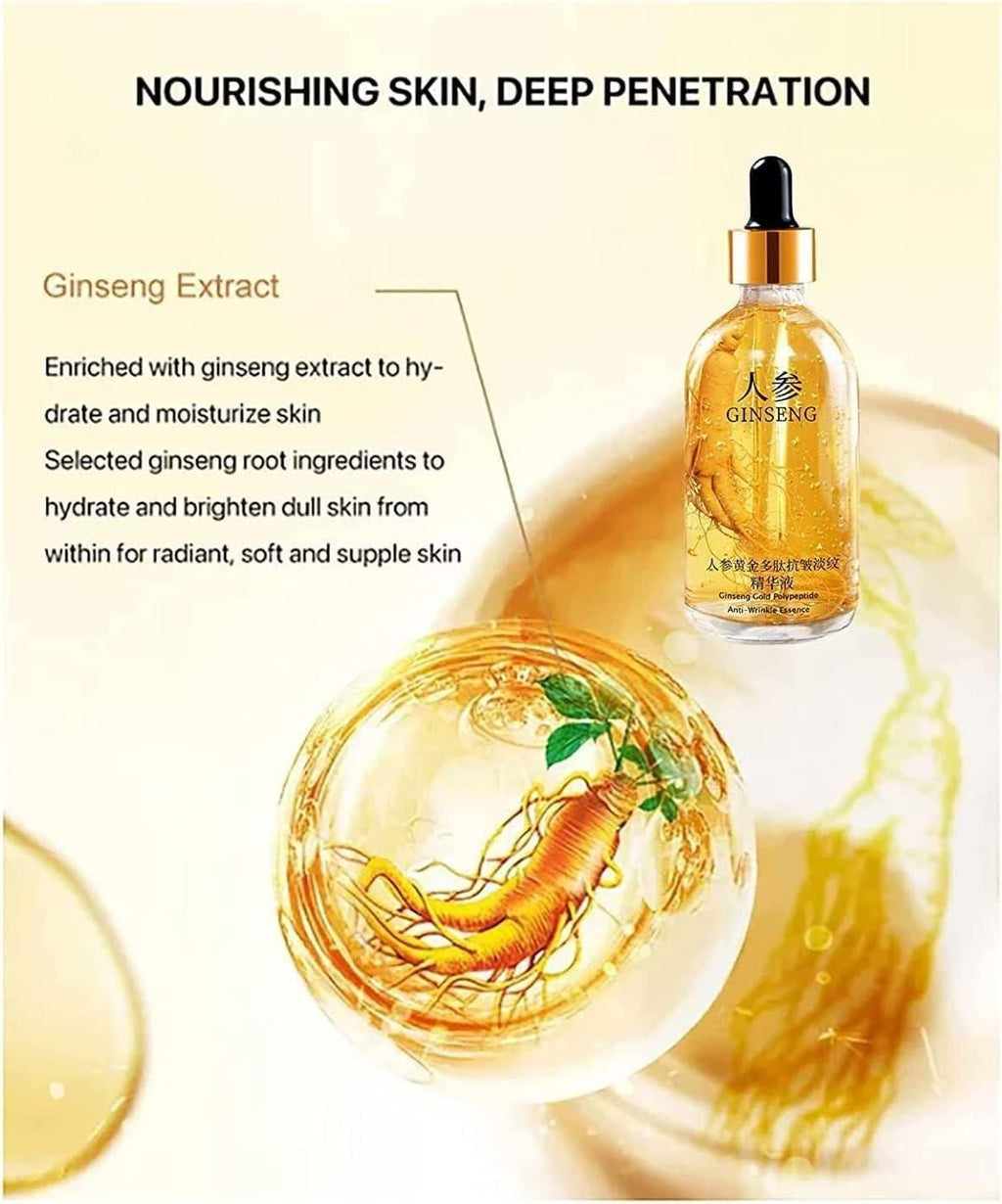 Ginseng Gold Polypeptide Anti-Ageing Serum For Youthful Skin