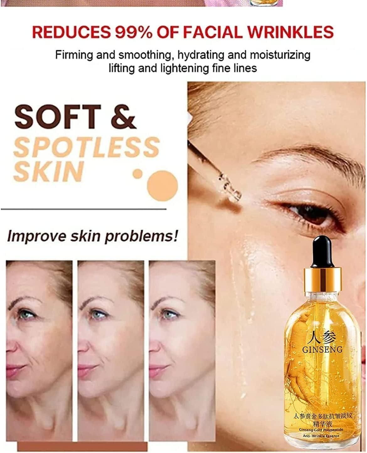 Ginseng Gold Polypeptide Anti-Ageing Serum For Youthful Skin